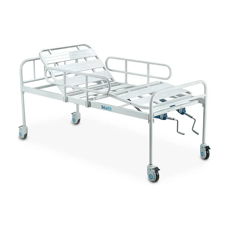 Cama Hospitalar 2 Manivelas DX2 até 150 KG Dellamed