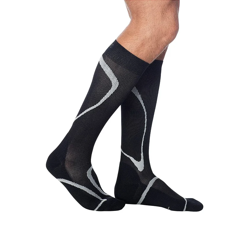 Meia Sigvaris Performance, 20-30 mmHg, cor: Preto