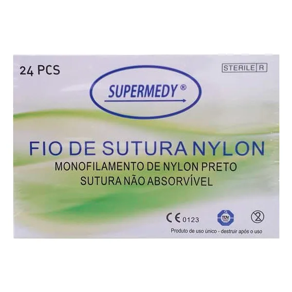 Fio de Sutura Supermedy Nylon