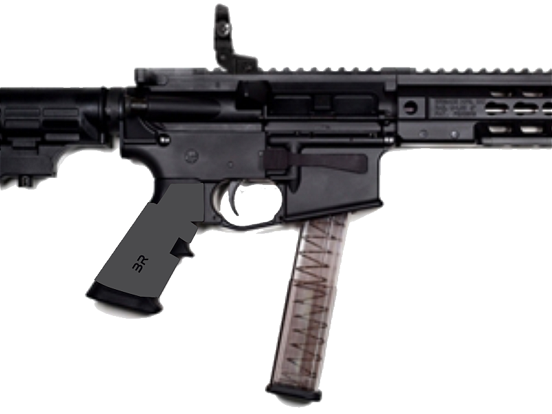 Grip esportivo para carabina AR (CTT, BMF9, T4, M&P 15-22, etc)