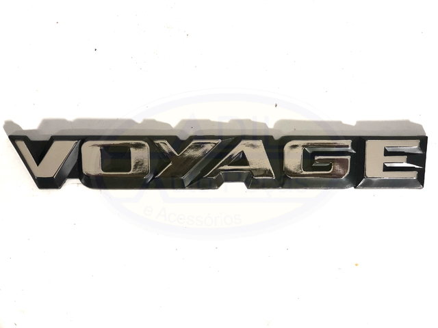 Emblema Traseiro Volkswagen Voyage 1983 Até 1990