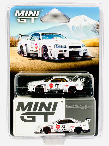 Mini GT - Nissan Skyline LB-ER34 Super Silhouette - Castanhos Garage