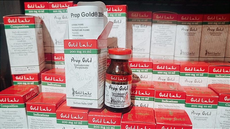 Propionato de testosterona Gold 200mg 10ml