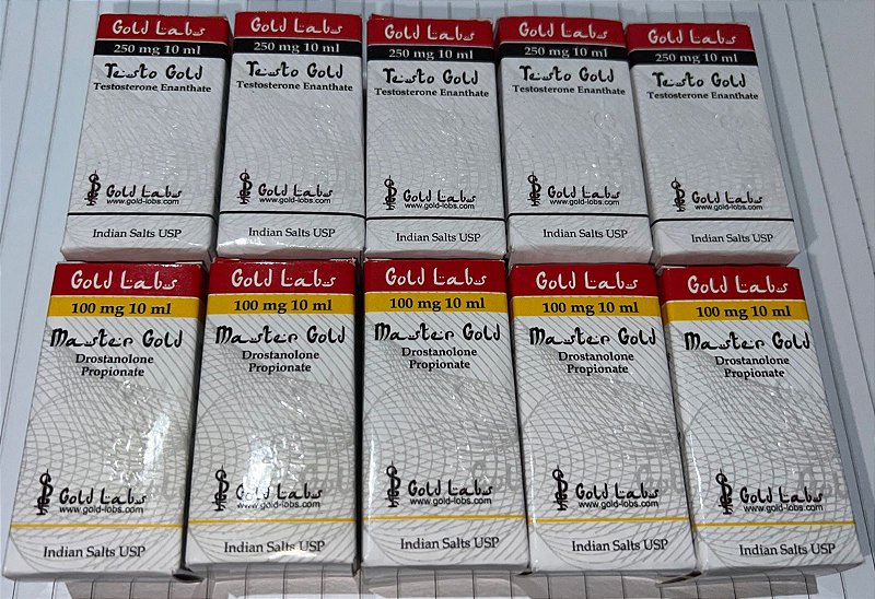 Combo Cutting 10 Produtos (5 Enantato 10ml+ 5 Masteron 10ml))