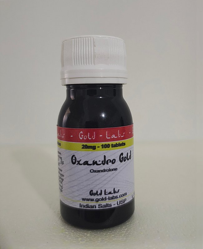 Oxandrolona Gold Labs 20mg 100comp