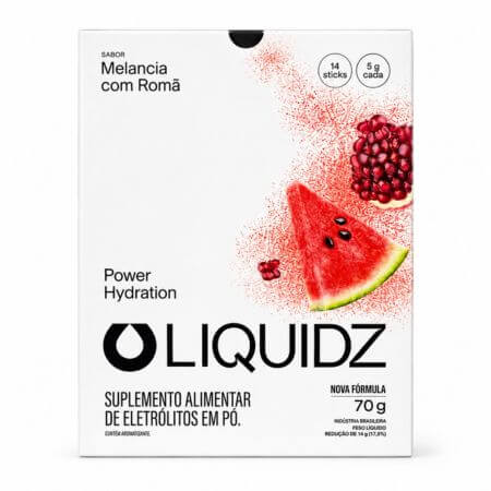 Liquidz Eletrólitos Melancia com Romã 14 Sachês