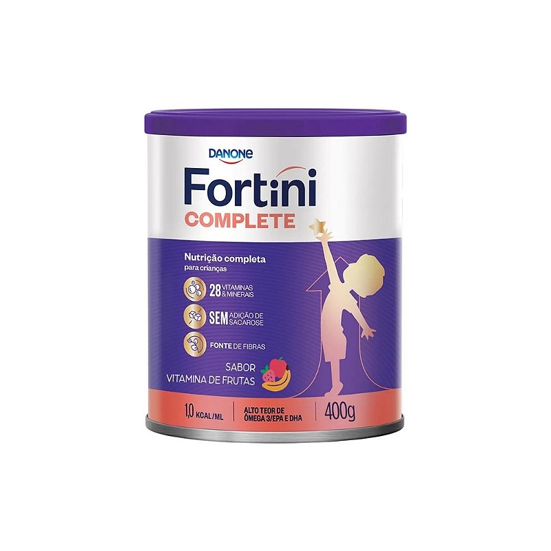 Complemento Alimentar Fortini Complete Vitamina de Frutas 400g ...