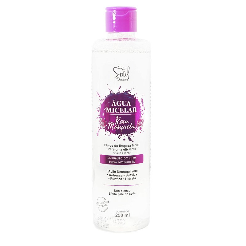 Água Micelar Rosa Mosqueta - Soul Cosméticos