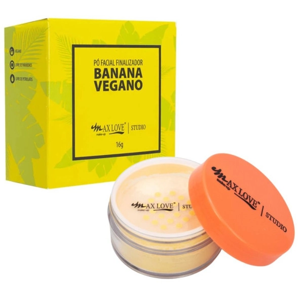 Pó Banana Finalizador Vegano - Max Love