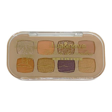 Paleta de Sombras 8 Cores - Lua & Neve