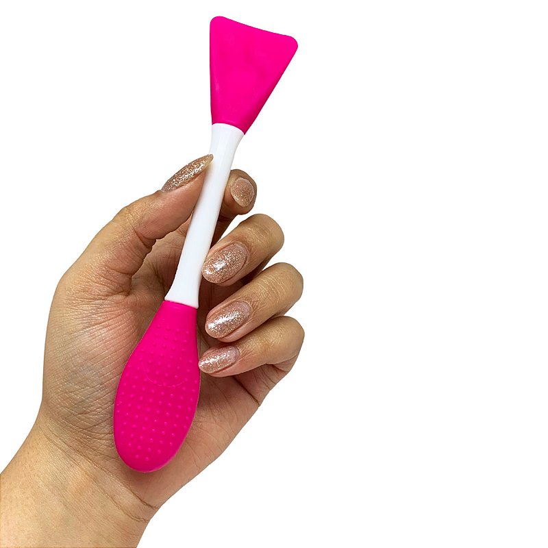 Pincel de Silicone Para Limpeza Facial