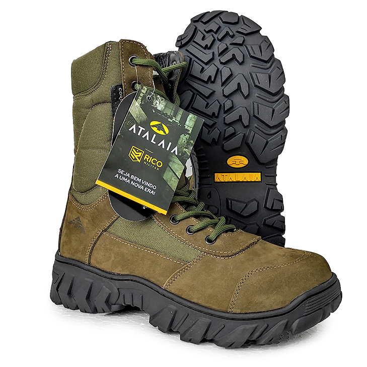 Coturno Cobra Selva Sem Zíper Solado Exclusivo Atalaia da Rico