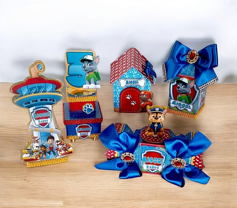 kit festa patrulha canina - 20 itens luxo