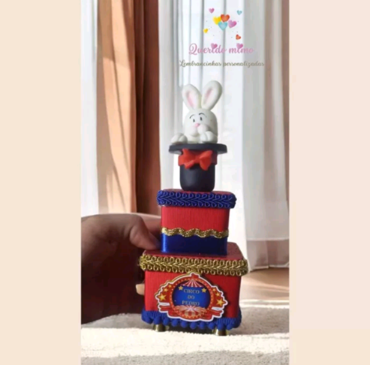 Kit personalizado de luxo circo menino - 30 itens