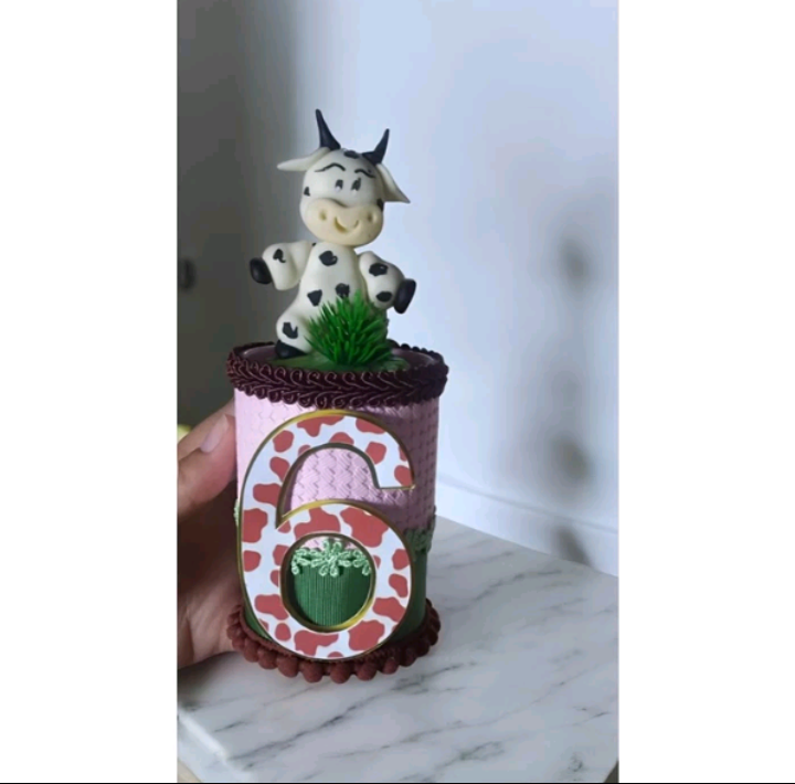 Kit personalizado de luxo fazendinha rosa - 20 itens