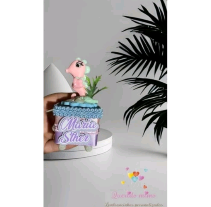 Kit personalizado de luxo fundo do mar menina - 30 itens