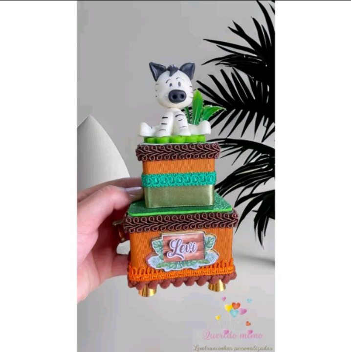 Kit personalizado de luxo safári menino- 20 itens