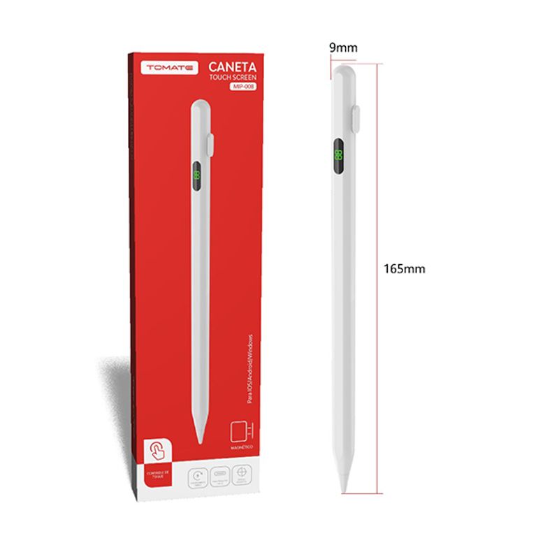 Caneta Capacitiva Recarregável Tomate MIP-008 - Ferramenta