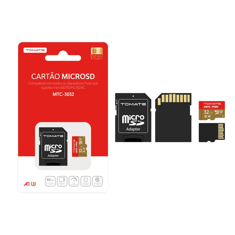 Cartão Memória 32GB Tomate - Alta Velocidade e Confiabilidade