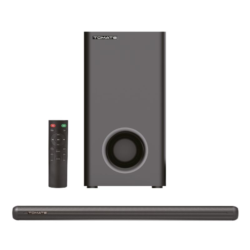 Soundbar com Subwoofer Bluetooth - Experiência de Cinema em Casa