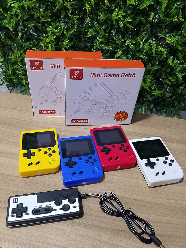 MINI GAME RETRO PORTATIL COM 400 JOGOS ONEX JOG-5705