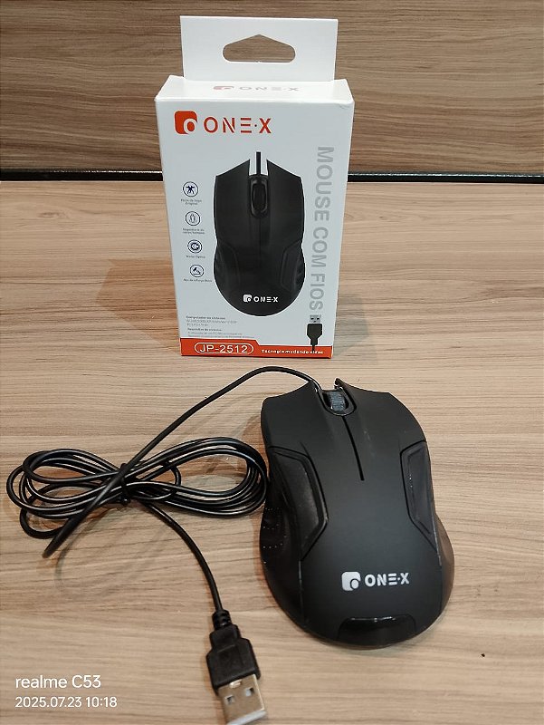 MOUSE OPTICO COM FIO USB 2.0 ONEX JP-2512 - Loja Tomate