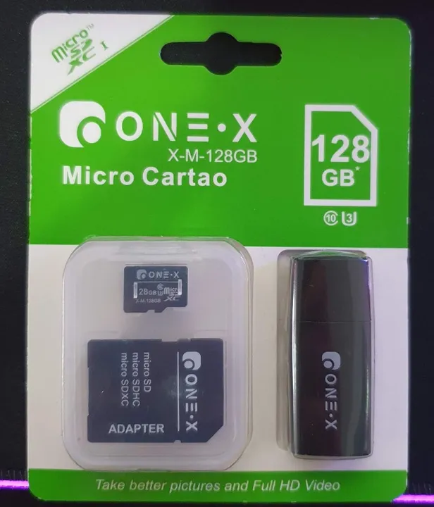 メモリー re MICRO CARTAO DE MEMORIA 128GB ONEX X-M-128GB - Loja Tomate