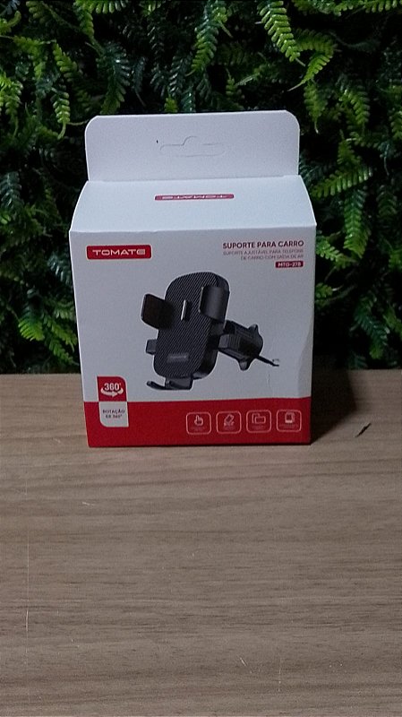 SUPORTE DE CELULAR VEICULAR PARA SAIDA DE AR TOMATE MTG-278