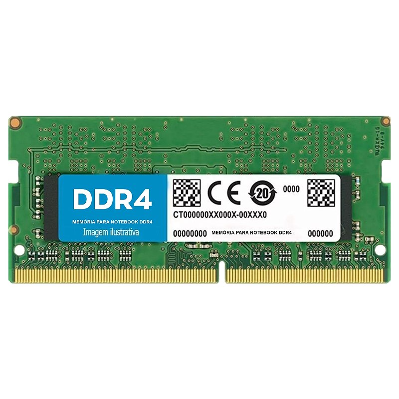 Memória Ram 16gb Ddr4 Notebook Sodimm 2666mhz Pc4-21300s 1.2v