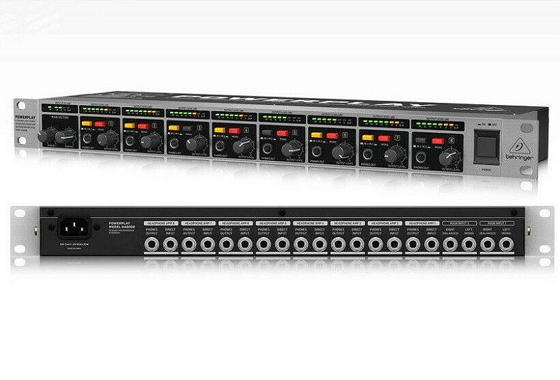 AMPLIFICADOR DE FONE DE OUVIDO BEHRINGER HA800 - Amplitude Som