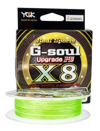 Linha Multifilamento G-Soul Upgrade X8 PE - Green - YGK - MultiPesca Brasil