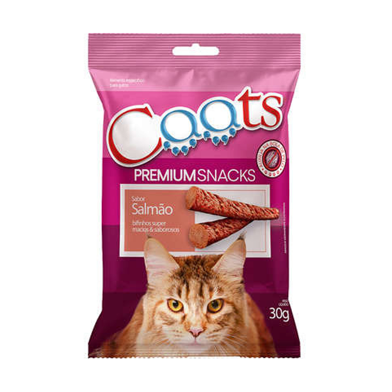 Bifinho Caats Premium para Gatos Adultos Sabor Salmão