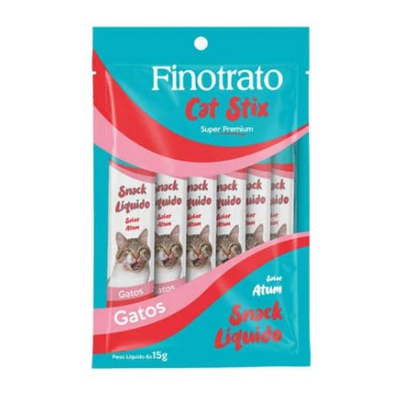 Petisco Finotrato Cat Stix para Gatos Sabor Atum