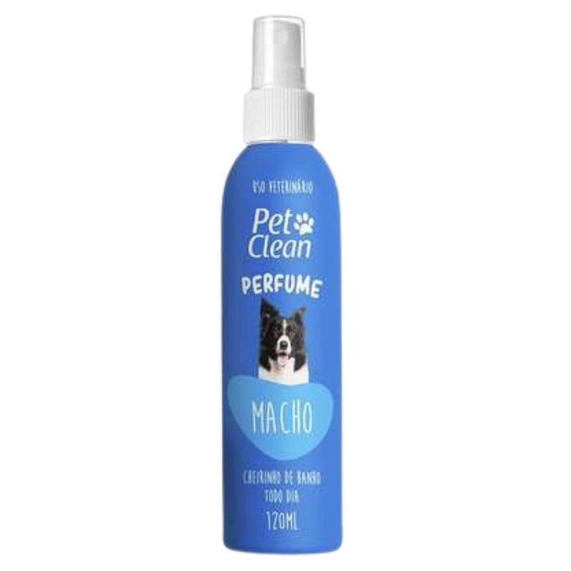 Perfume Pet Clean Cães e Gatos Machos - 120 mL