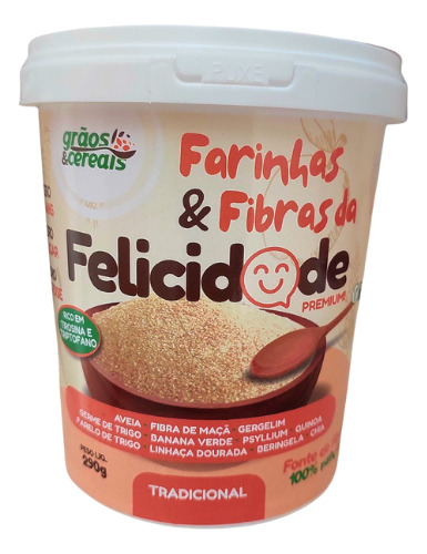 Farinha Da Felicidade - Mix Farinha Grãos E Cereais - 290 G - Simples é ...