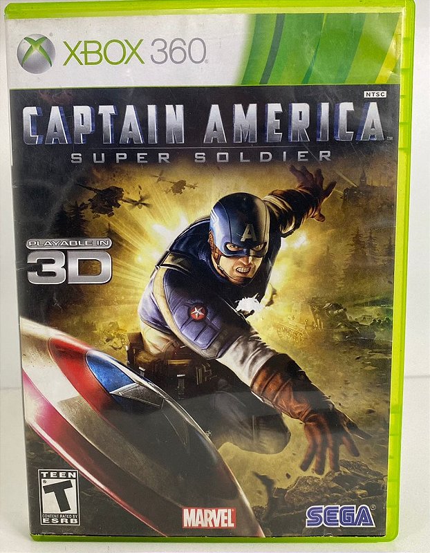 Captain America - Super Soldier - Xbox 360 Original - ALB GAMES