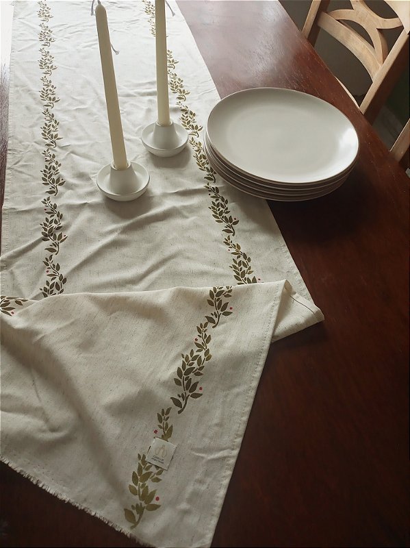 Caminho de mesa natalino 1,50m