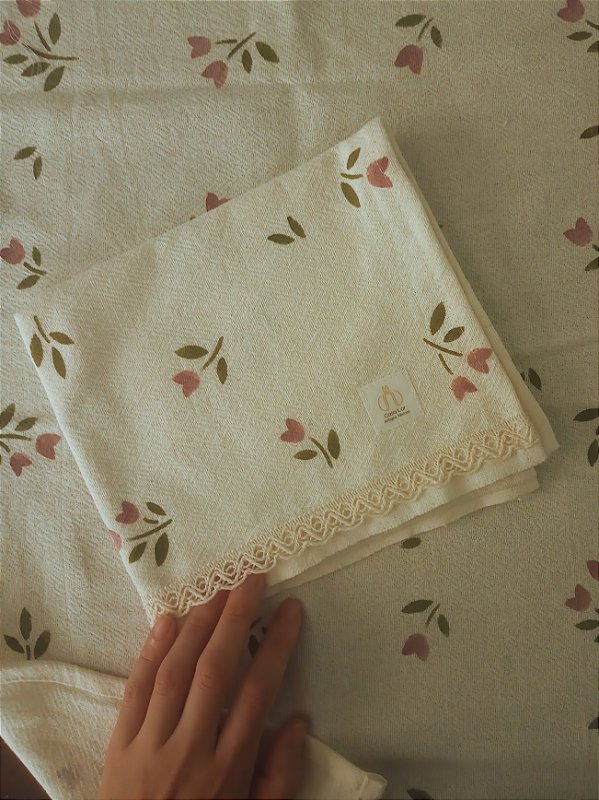 pano de Prato 45x70 tulipas mini