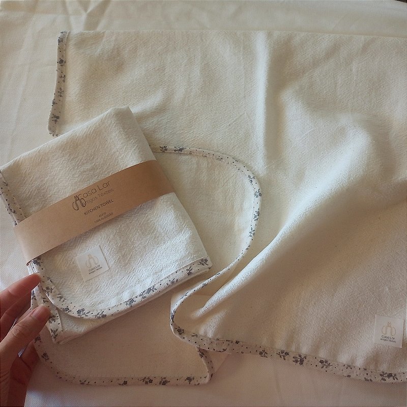 Pano de Prato 45x70 acabamento floral