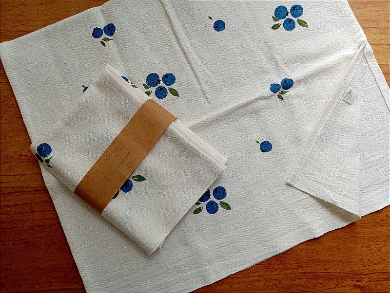 Pano de Prato 45x70 mirtilos