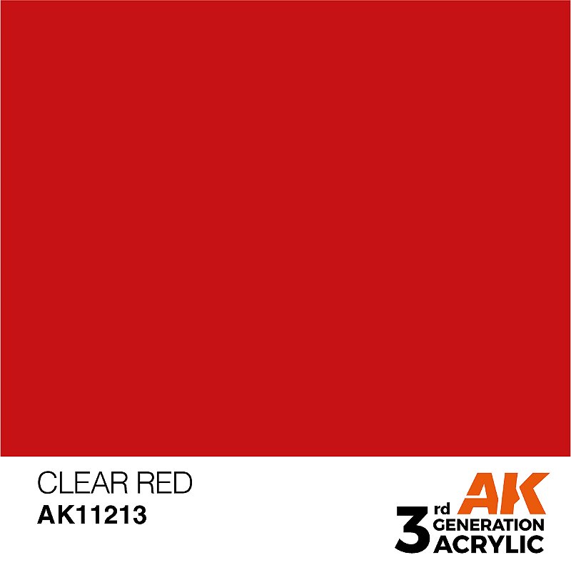 Clear Red - Geek Tintas