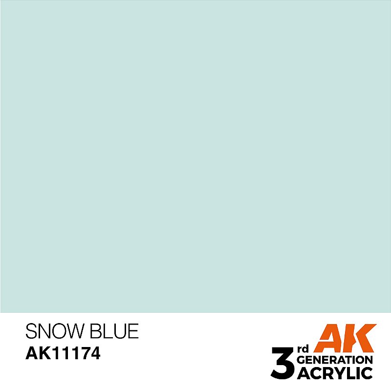 Snow Blue - Standard - Geek Tintas