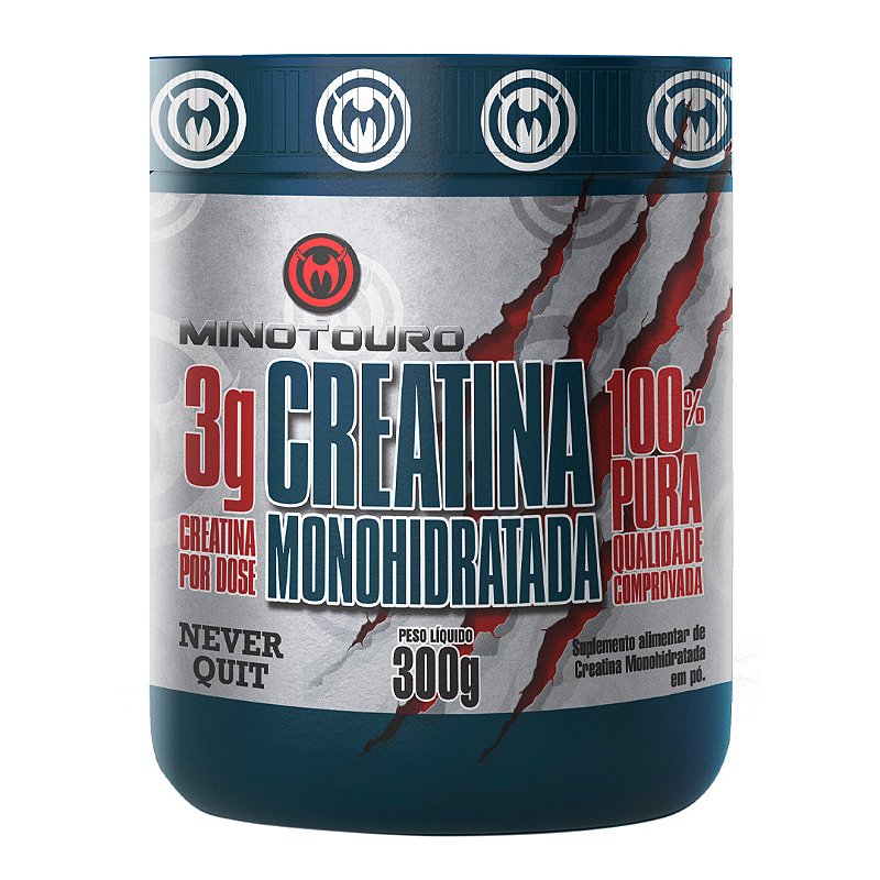 CREATINA MONOHIDRATADA - MINOTOURO SUPPLEMENTS - 300g