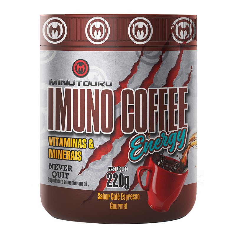 IMUNO COFFEE ENERGY - MINOTOURO SUPPLEMENTS - 300g