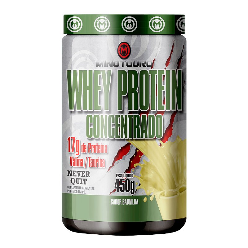 WHEY PROTEIN CONCENTRADO - MINOTOURO SUPPLEMENTS - 450g