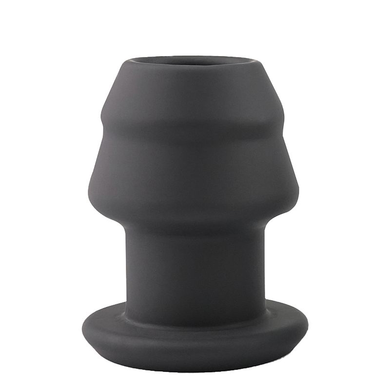 Plug Anal Vazado em Silicone - 9.8 X 4.6 cm - Santo Cupido Sex Shop