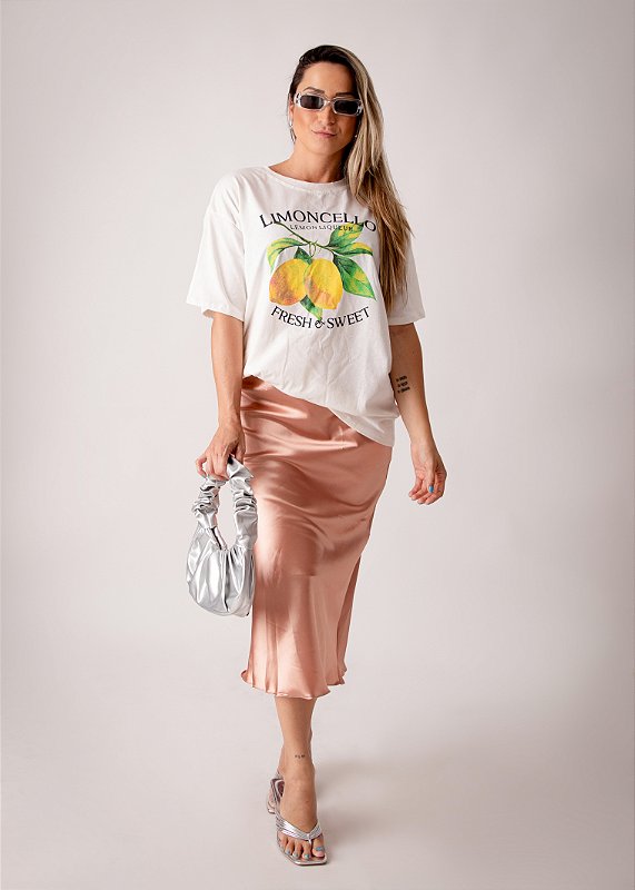 T-SHIRT OVERSIZED LIMONCELLO