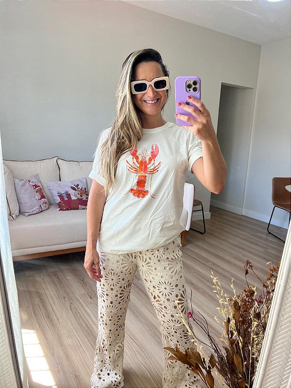 T-SHIRT OVERSIZED LAGOSTA