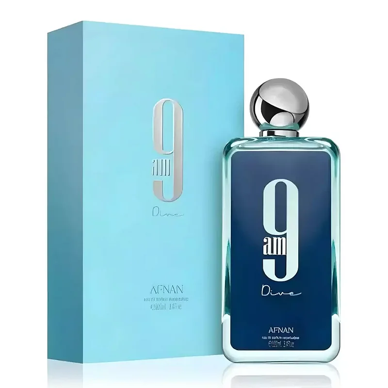 Perfume Árabe 9 AM Dive 100ml AFNAN Eau De Parfum - Loja de