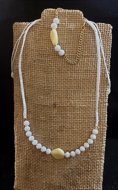 Conjunto de Colar e Pulseira Gabrielly